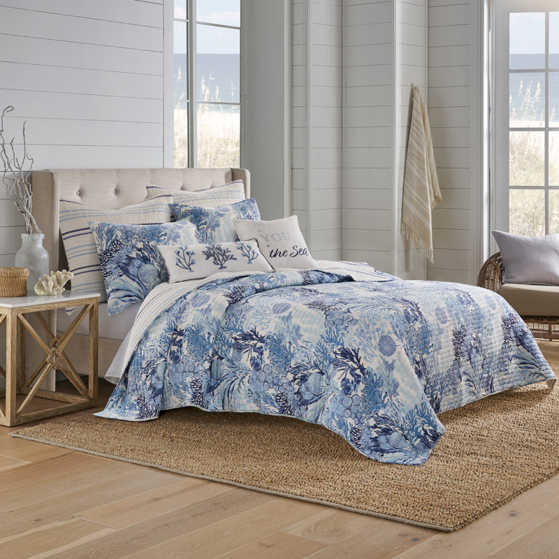 Makara Reef Quilt Set- Full/Queen